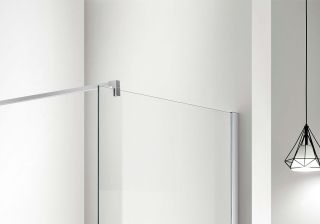 Душевая перегородка Aquatek Walk in с держателем AQ WIW 11020CH 110 см хром